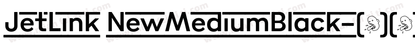 JetLink NewMediumBlack字体转换